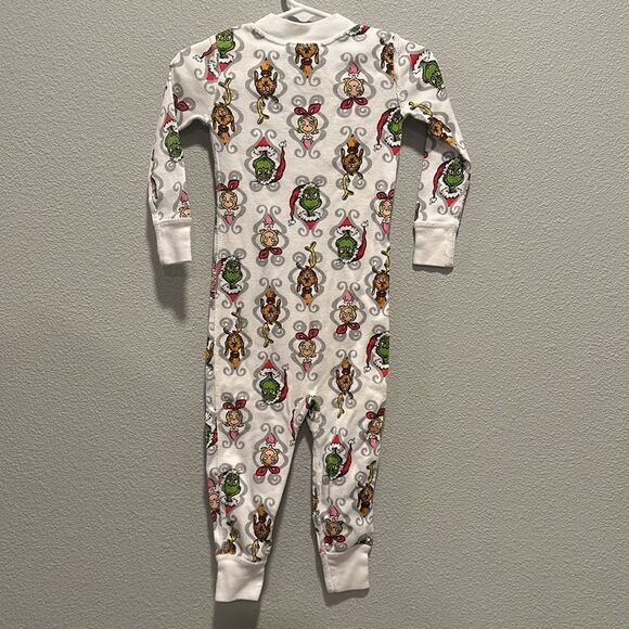 Hanna Andersson Dr. Seuss Grinch PJs Sz 80cm 18-24m - Picture 4 of 4